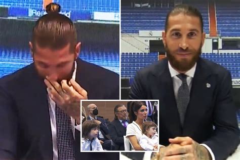 sergio ramos figlio down|Sergio Ramos breaks down in tears in emotional goodbye to Real。